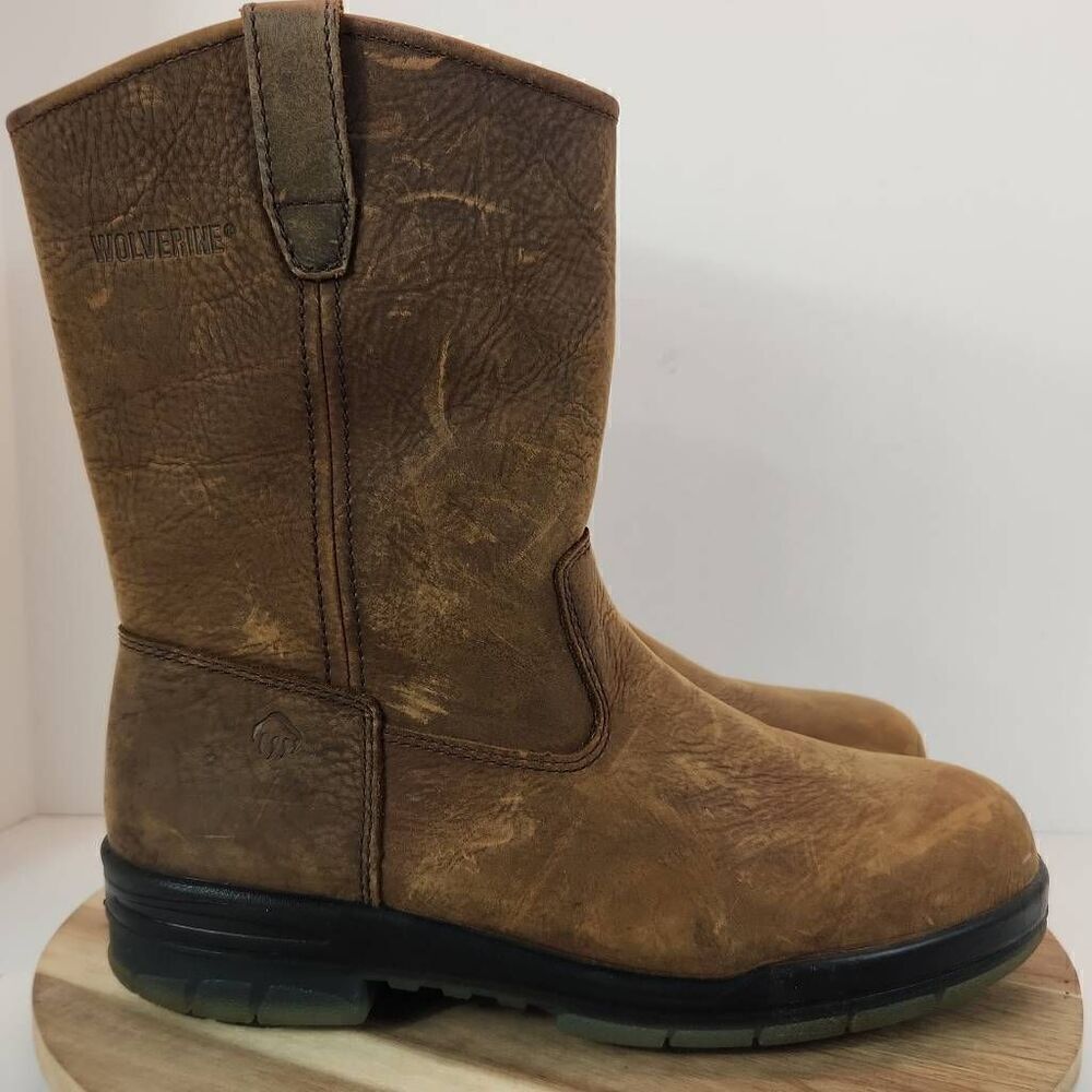 Wolverine Men's Durashock Steel Toe Work Boot Size 9.5 Extra Wide Insulated